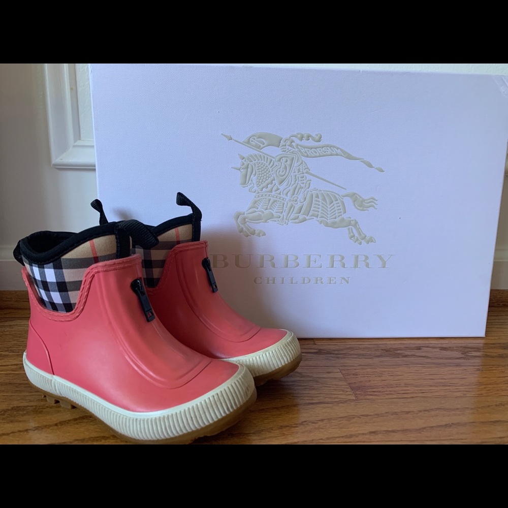Burberry Toddler Girl Rubber Rain Boots